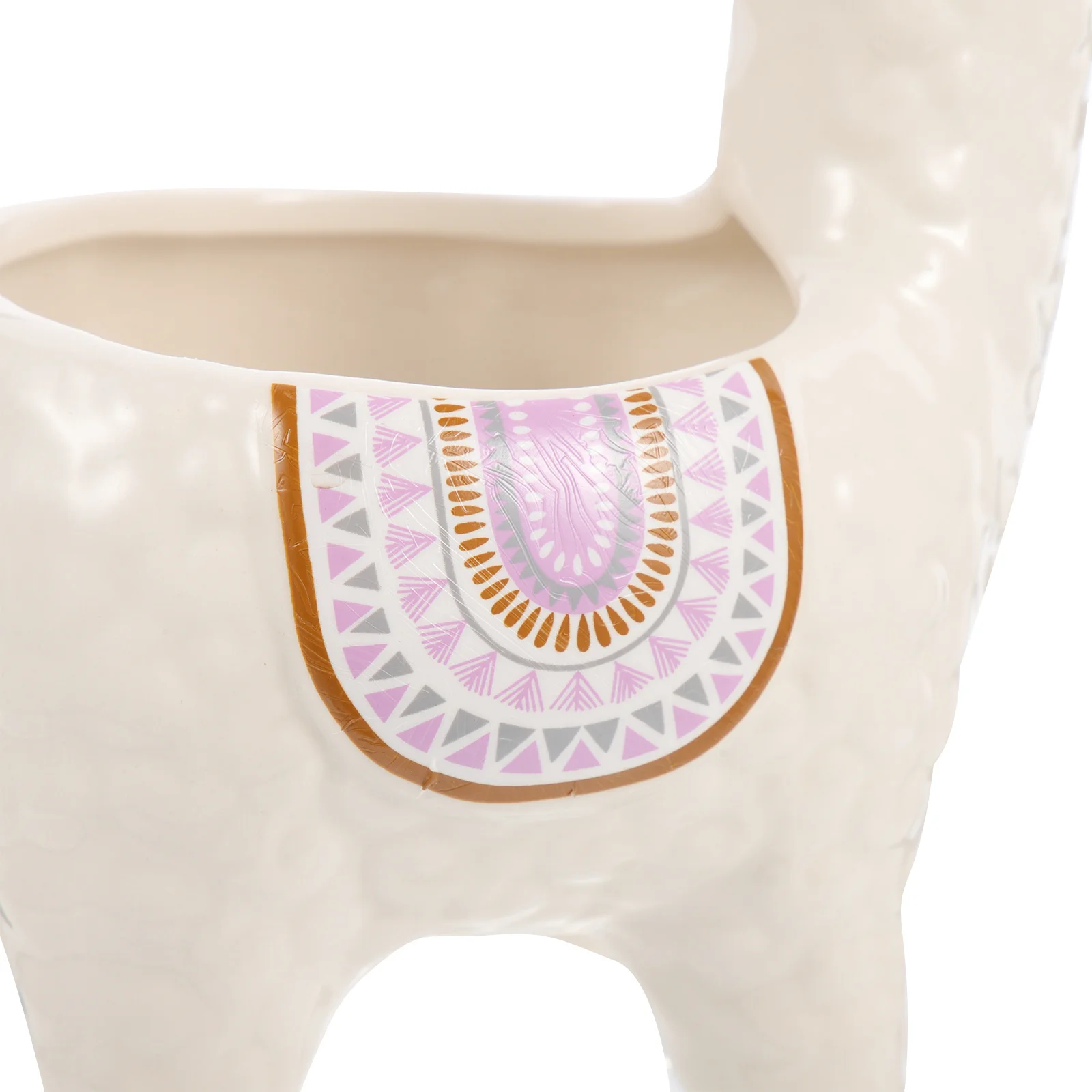 アルパカ装飾セラミック植木鉢小さな多肉植物ポットデスクトップ植物容器オフィス使用アルパカ装飾漫画テーマ植木鉢