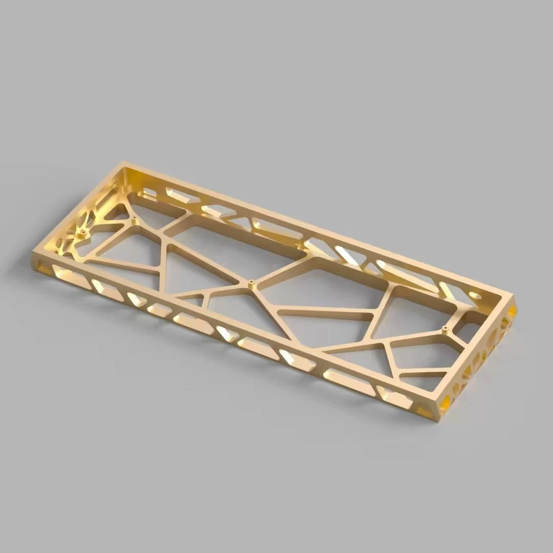 Holy60 Wooting 60HE GH60 Hollow Aluminum Keyboard Case Shell 60% Keys Layouts For Mad 60he Rakka hm66 Aula Win60 Gaming Keyboard