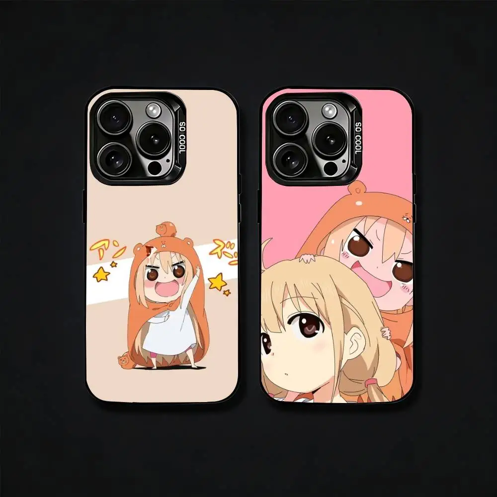 

H-Himouto Umaru ChanS Phone Case For iPhone17, 16,15,14,13,12 Pro Max Black Candy Matte Shockproof Cover