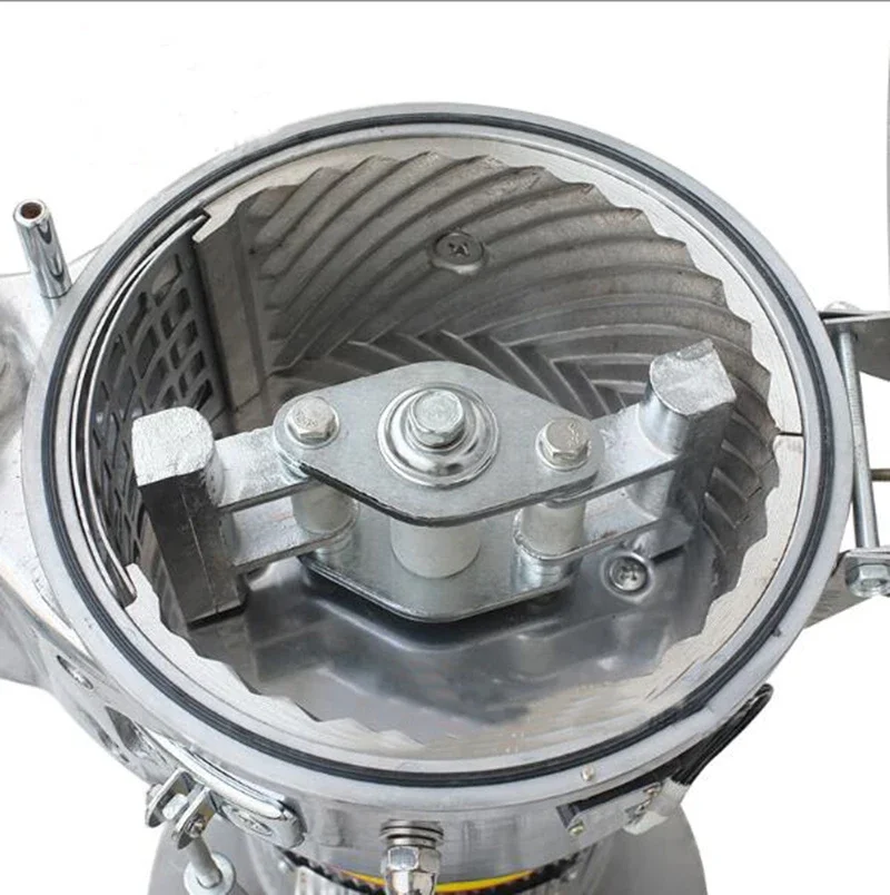 20000 RPM Automatic Continuous Hammer Mill Pulverizer - 220V Electrical Herb Grinder (1pc)