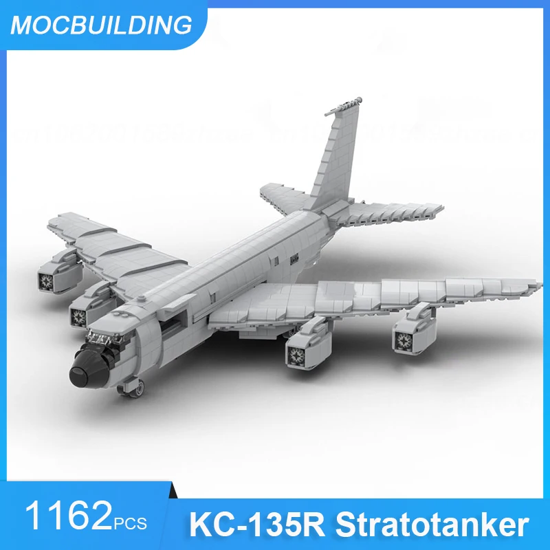 MOC Building Blocks P-51D Mustang & KC-135R Stratotanker & KC-10 Extender Military Aircraft Model DIY Assemble Bricks Toys Gifts