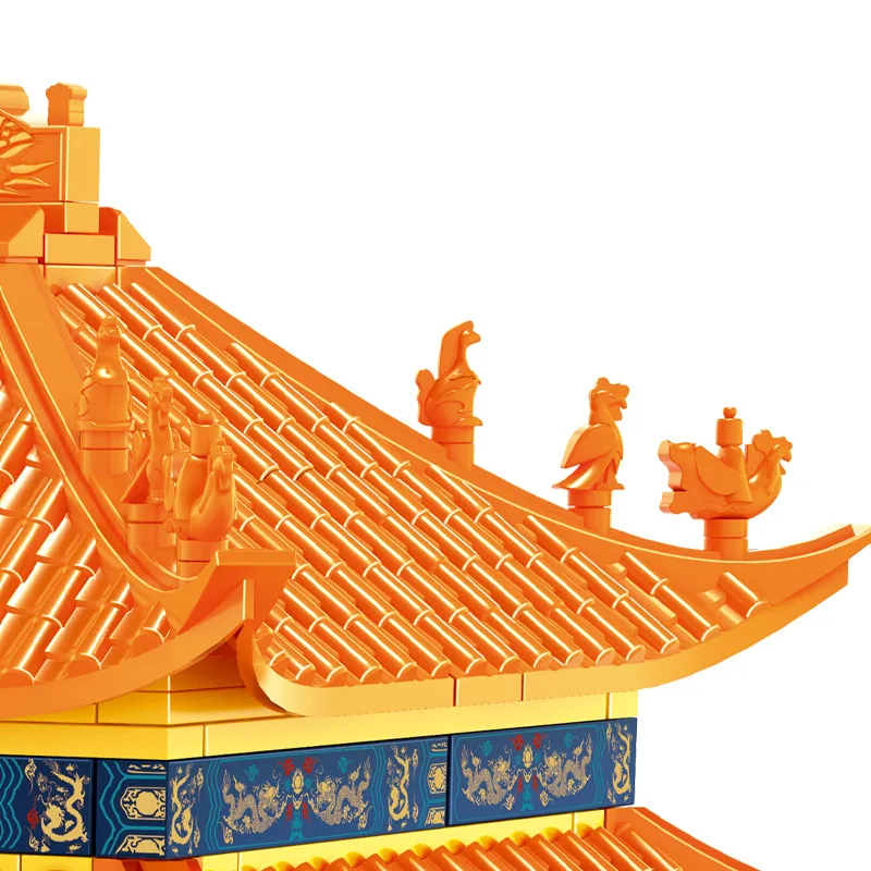 Beijing Hall of Harmonious Supermes Model Building Blocks - China's World Famous History Cultural Architecture Educational Toy