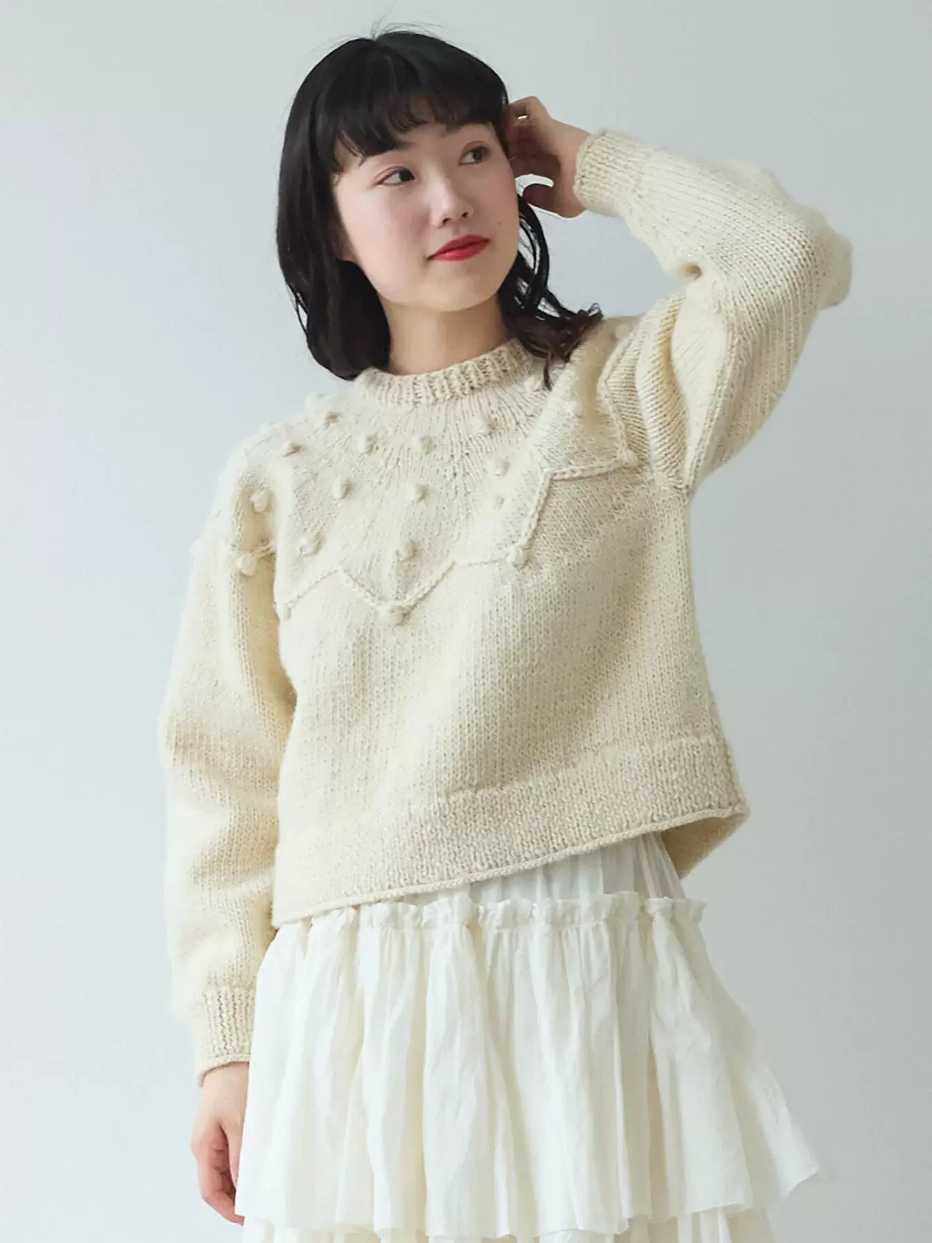 

98cm Bust Autumn Winter Wome Warm 100% Wool Pullover Jumper Sweaters