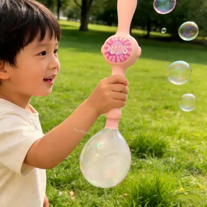 

Ручной генератор дыма и мыльных пузырей с подсветкой, пистолет-выдуватель пузырей, эластичная палочка, для игр на открытом воздухе, интерактивные игрушки для детей, подарки