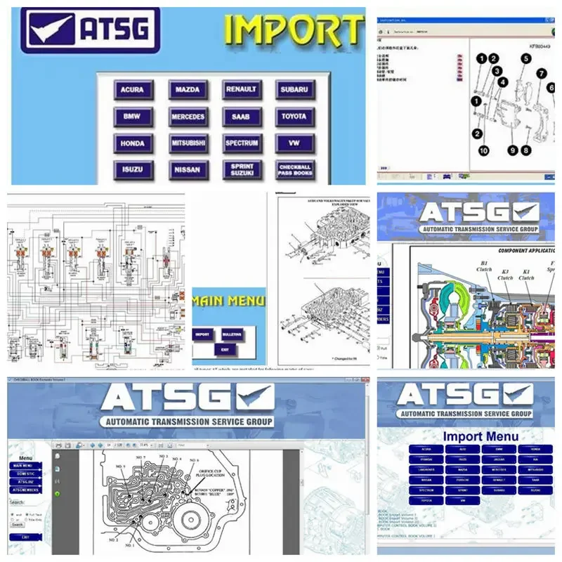 2024 Hot Sale Auto Repair Software ATSG 2017(Automatic Transmissions Service Group Repair Information)Repair Manual Software