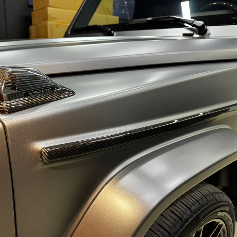 For Benz G-Class W464w465 flat style Side Molding Trim exterior decorative parts, dry carbon decorative parts G500g63g350g450d
