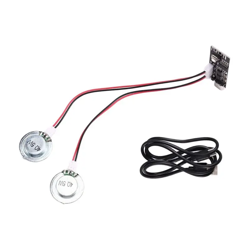 BTLIFE-4Ohm 5W Diy Speaker Bone Conduction Sound System Vibration Horn Resonance With Bluetooth Amplifier Board