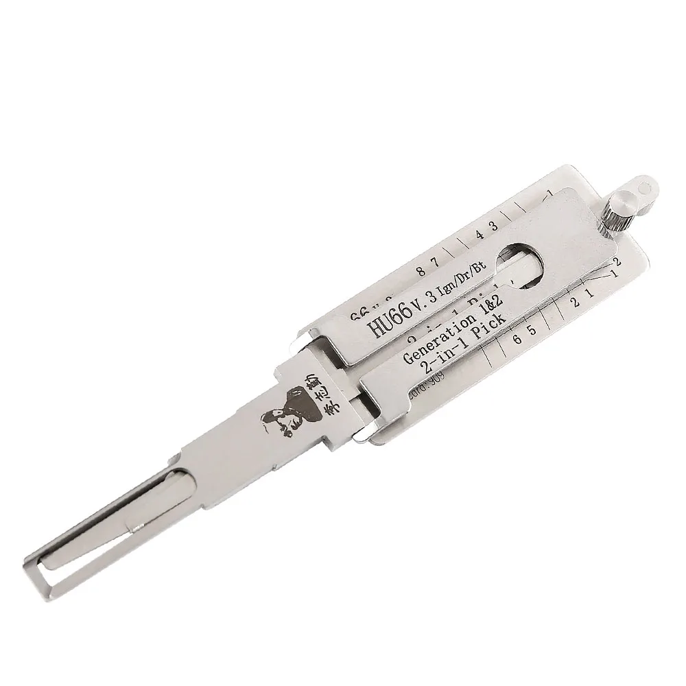 

HU66v.3 LISHI 2in1 Tool High Quality Stainless Steel for VW Car Professional Locksmith Supplies Repair Tools
