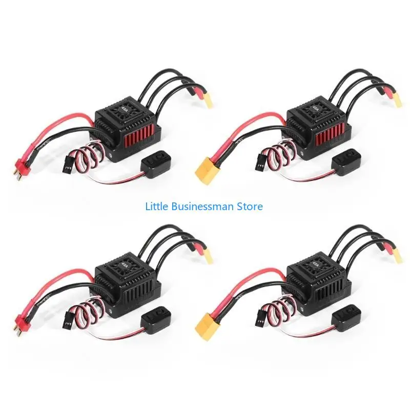 Immagine 5: ESC brushless sensorless WSDT 45A con opzione connettori XT60/T per veicoli da esterno e UAV, impermeabile M76A