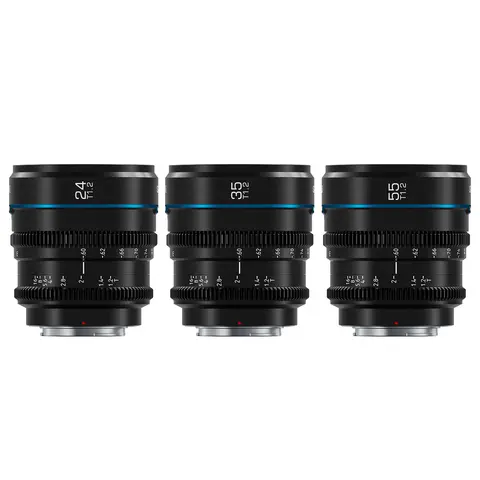 SIRUI Night Walker T1.2 S35 Camera Lens 16mm 24mm 35mm 55mm 75mm Cine Lens For Sony E FX30 ZVE-10 Fuji X Canon RF Lumix M4/3