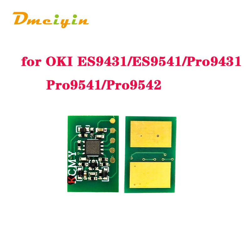 for OKI ES9431/ES9541/Pro9431/Pro9541 38k Pages Toner Chip  BK C M Y Color EUR Version