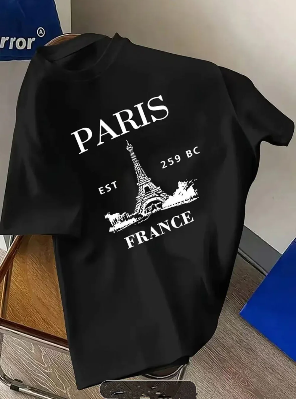 เสื้อยืดแฟชั่นผู้ชายแนววินเทจอ - Vintage Fashion In Paris บทวิจารณ์และราคา
