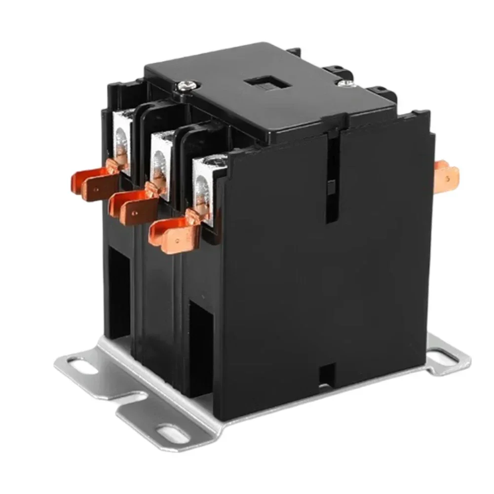 1pc HVAC Motor Contactor 3 Pole Coil 25/32/40A 220V AC Air Conditioner Replacement Relay For HVAC Lighting Compressors