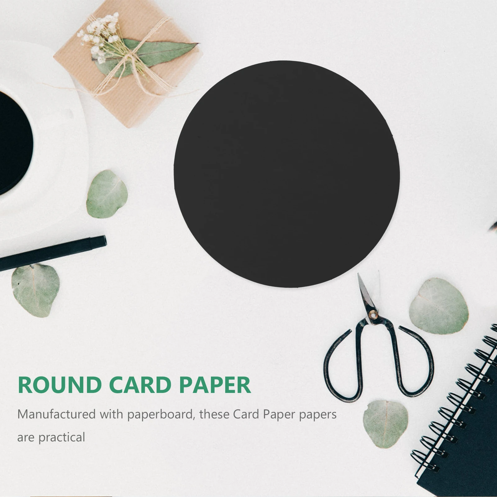 40 ورقة من ورق البطاقات السميك الدائري، ورق رسم قوي ذو سطح أملس لرسم الألوان المائية من الأكريليك بنفسك