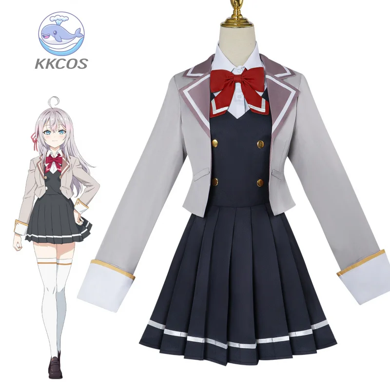 

Костюм для косплея Алии из аниме, иногда скрывает свои чувства, русская Алиса Михайлова Куджо, наряд для ролевой игры на Хэллоуин, JK платье