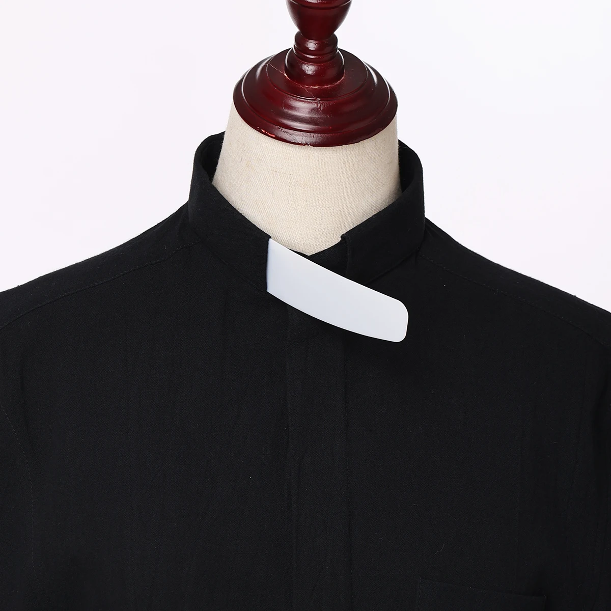 Katholischen Weiß Bürotestwert Kragen Ersatz Tab Tab Kragen für Klerus Shirt Zubehör