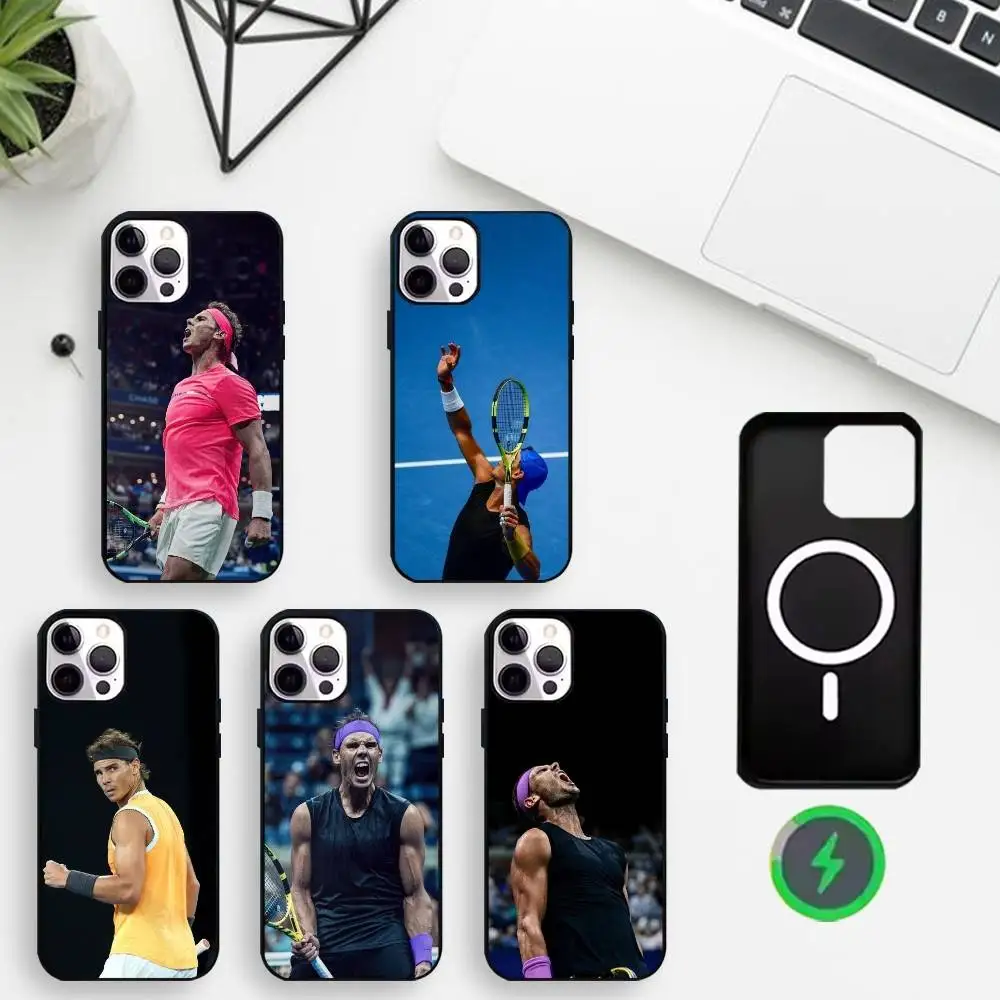 

Spanish sports star Rafael Nadal Phone Case For iPhone17,16,15,14,13,12,Wireless charging protective case soft cover