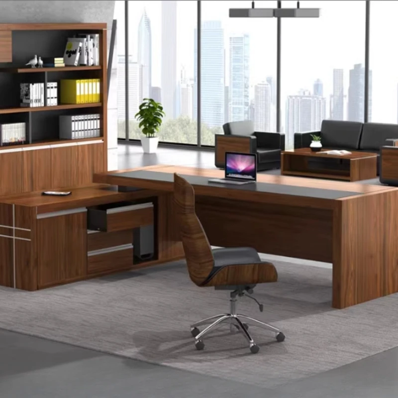 

Beautiful Kawaii Boss Desk Simple Study Modern President Office Desk Single Manager Escritorios De Ordenador Office Furniture