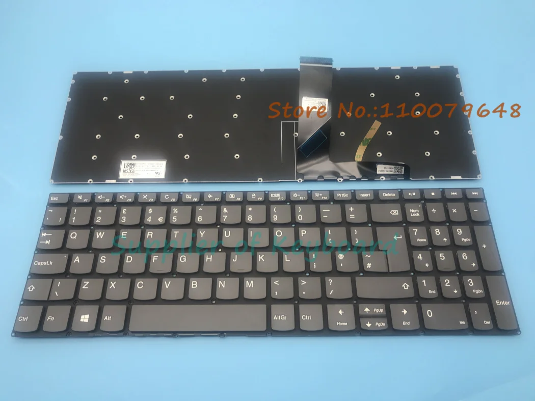 NEW Spanish/UK/Hungarian Keyboard For Lenovo IdeaPad V330-15isk V330-15ikb S340-15IIL v130-15igm v130-15ikb 81HL 81HN