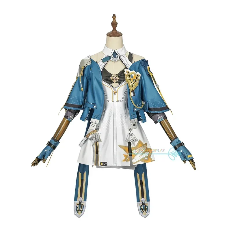 بيانكا أاتاجينا تأثيري حلي لعبة هونكاي تأثير 3rd تأثيري الدعائم اكسسوارات بيانكا أاتاجينا زي شعر مستعار ملابس عيد الميلاد