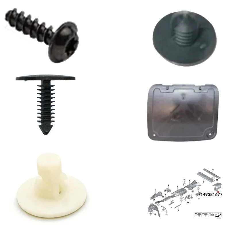 

Vehicle body fixed bracket base 46637659479 51488114499 07147283890 07149381677 51717424900 07147306224