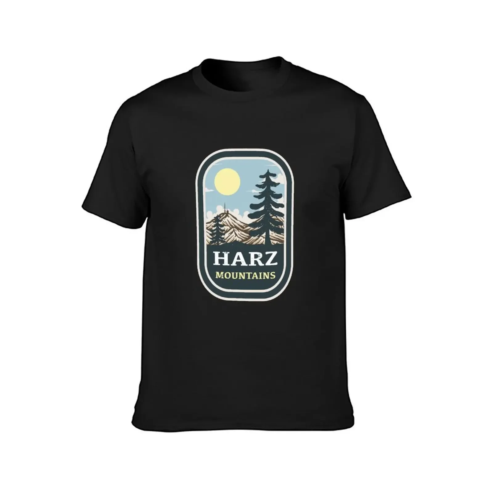 Harz Mountains Brocken T-Shirt vintage clothes vintage graphic tee men clothings