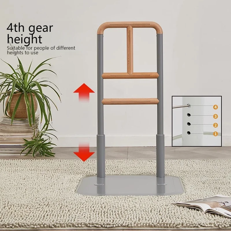 قضبان سرير للكبار مع ارتفاع قابل للتعديل، شريط مساعد يد آمن لكبار السن #6