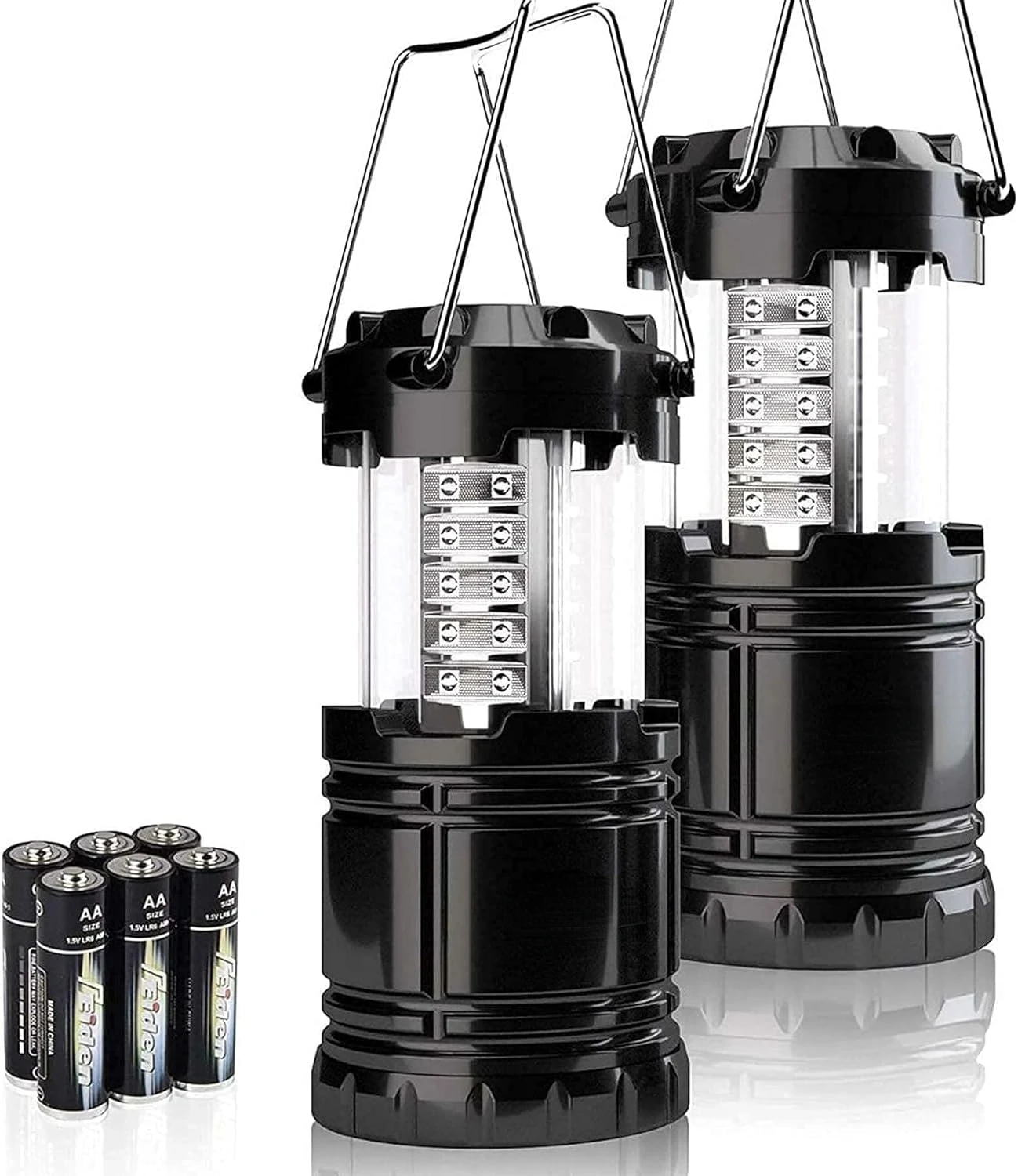 

Vont 2 Pack LED Camping Lantern, Super Bright Portable Survival Lanterns, Must Have During Hurricane, Emergency, Storms, Outages