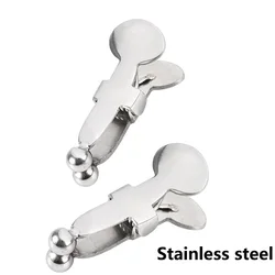 Female Stainless Steel Nipple Clamp Slave Stimulator Metal Nipple Clips Breast Bondage Restraint Sex Toy Woman