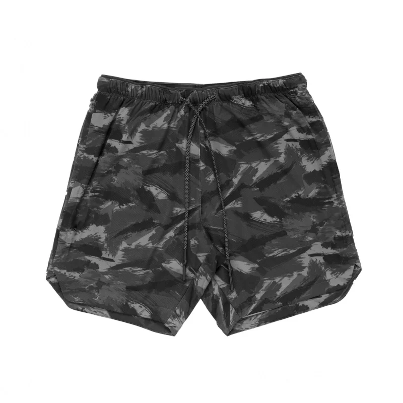 Pop  Mesh Summer Camouflage Shorts Men's Ice Silk Loose Pants Bermuda Shorts Beach Pants Running Sports Shorts Free Shipping