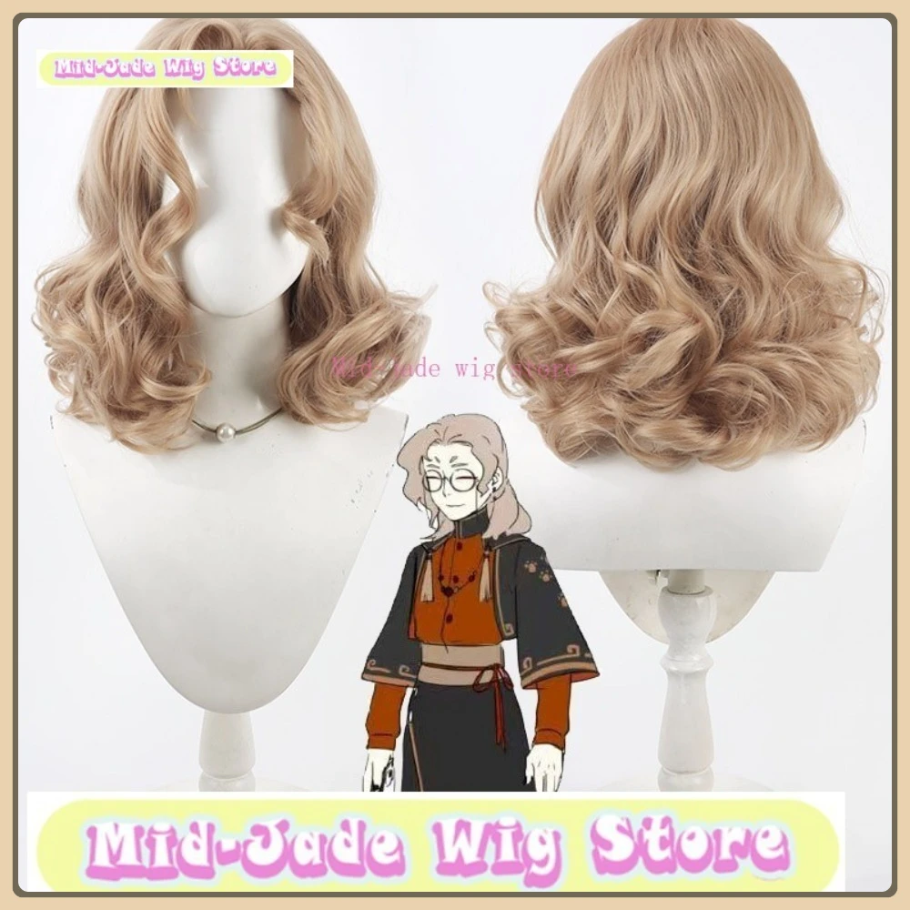 Mid-jade peruca loja mais velho ximuzi cosplay peruca anime jogo rpg cabelo sintético adereços de festa de halloween