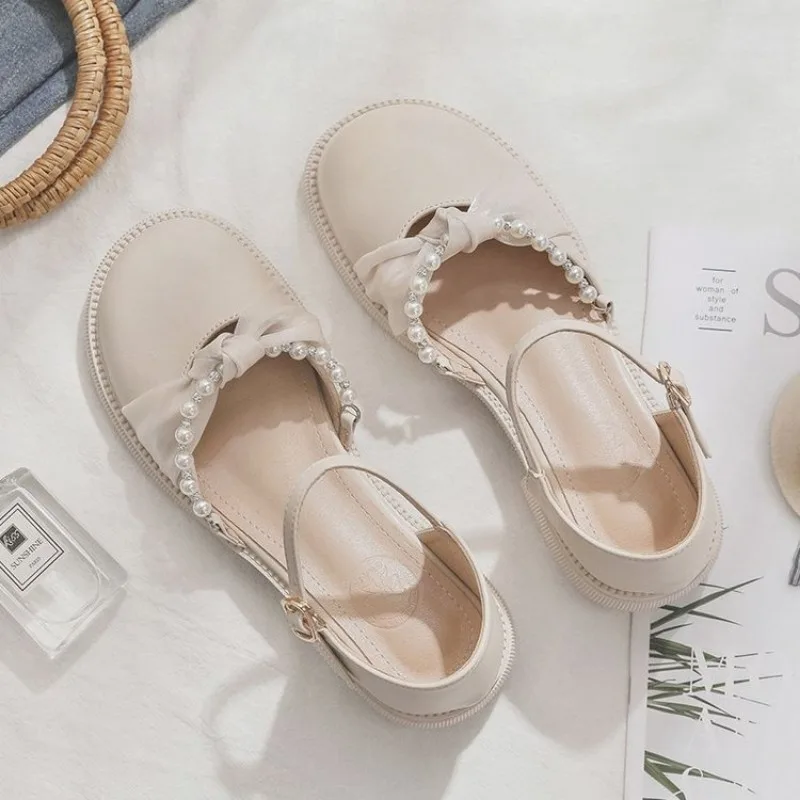 2024 Summer pu leather Casual Loafers For Women Platform Comfort Wedge Moccasins Ladies Vulcanized shoes mary jane shoes image 4