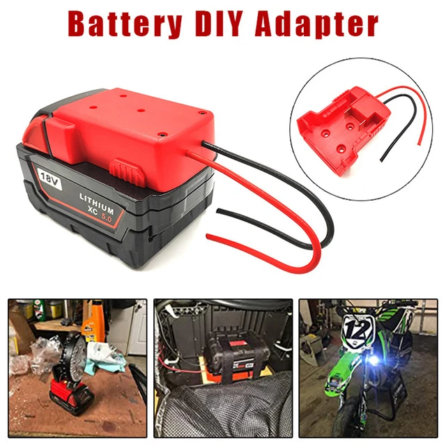 Battery Adapters Converter For Milwaukee Battery 18V Li ion Battery DIY Adapter for M18 48 11 1828 1815 1840 1850 1860 1890 AliExpress