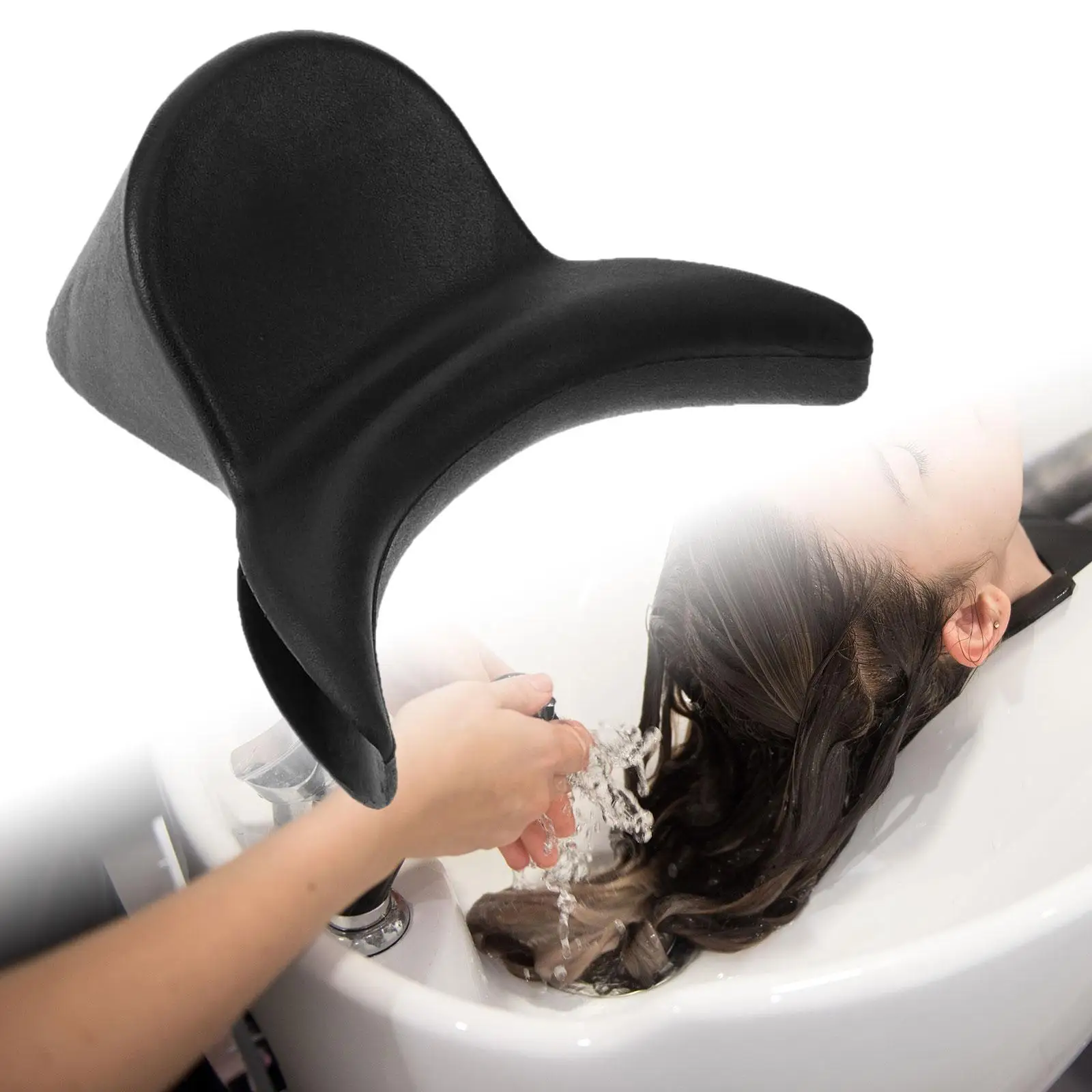 

Salon Neck Pillow Hair Washing Tool Universal Ergonomic Shampoo Bowl Silicone