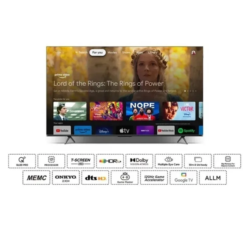 98 "85'' Polegadas QLED UHD 4K SMART TV Google ANDROID Televisões para venda Versão global TV suporta 120Hz