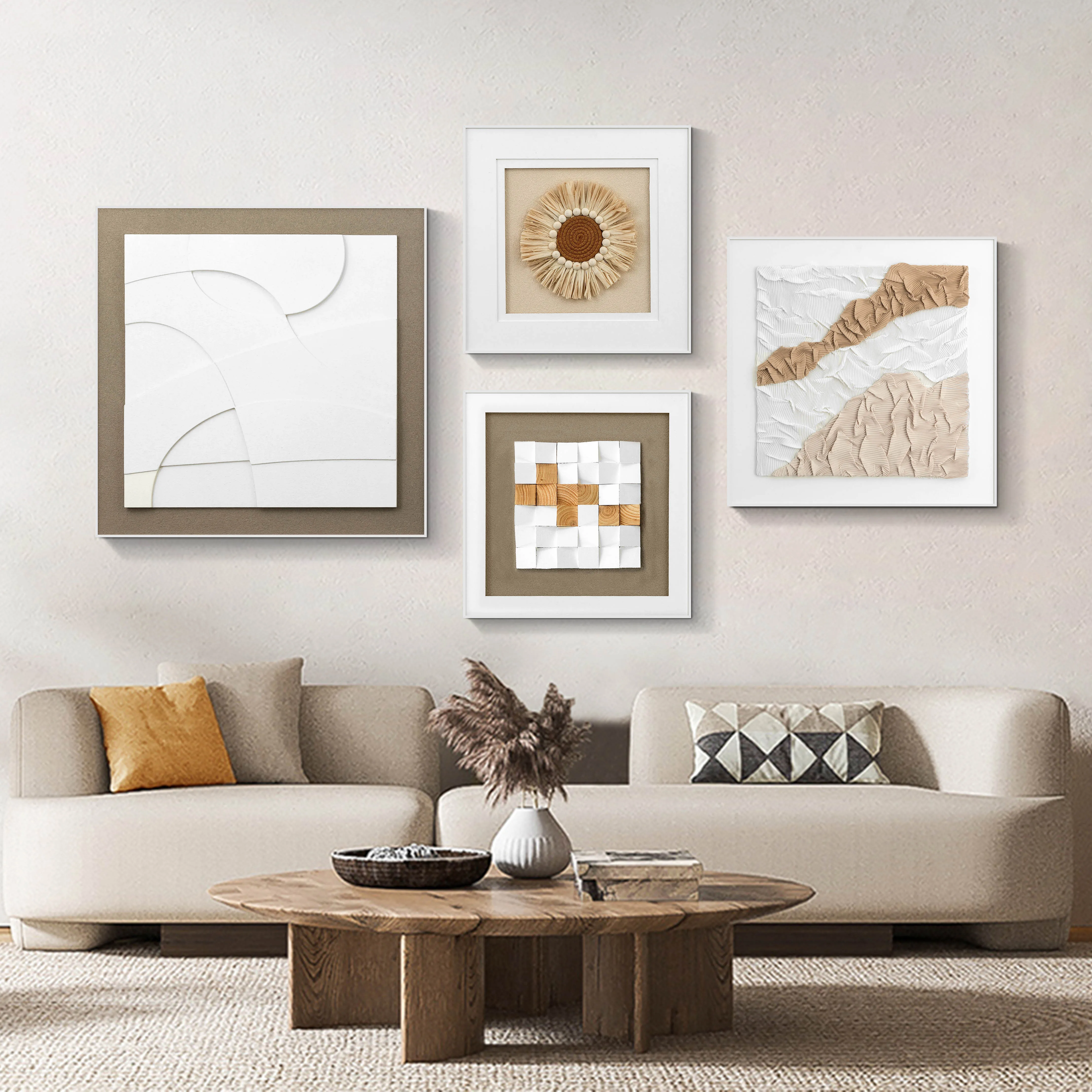 

-For Hot Sell Nordic High Quality Abstract Decorative Painting Simple Modern Hanging Paintings Custom Modern Designs&