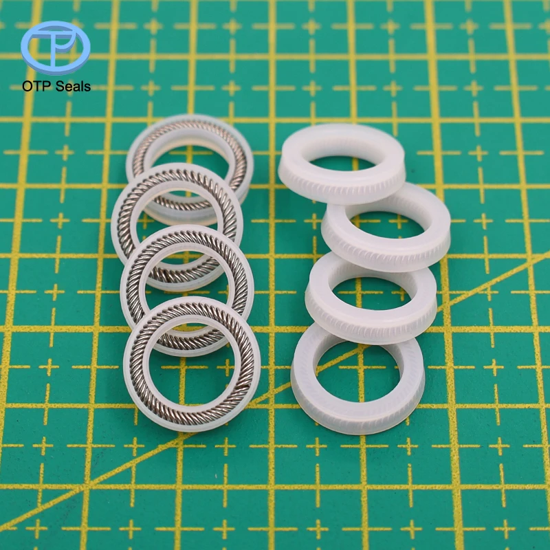 Custom Seals UHMWPE Spring Energized Seal UPE ultra-high molecular weight polyethylene two X Spring Non-standard OEM