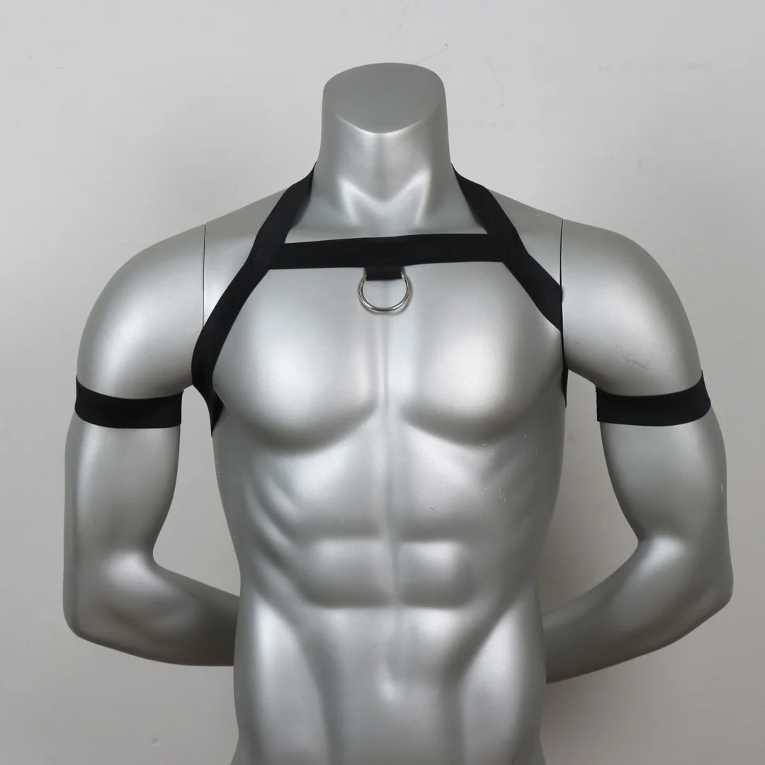 1PC Men Punk Party Body Shoulder Harness, Strap Body Chest Mucle Belt,Punk Club Costume Clothing Accessories