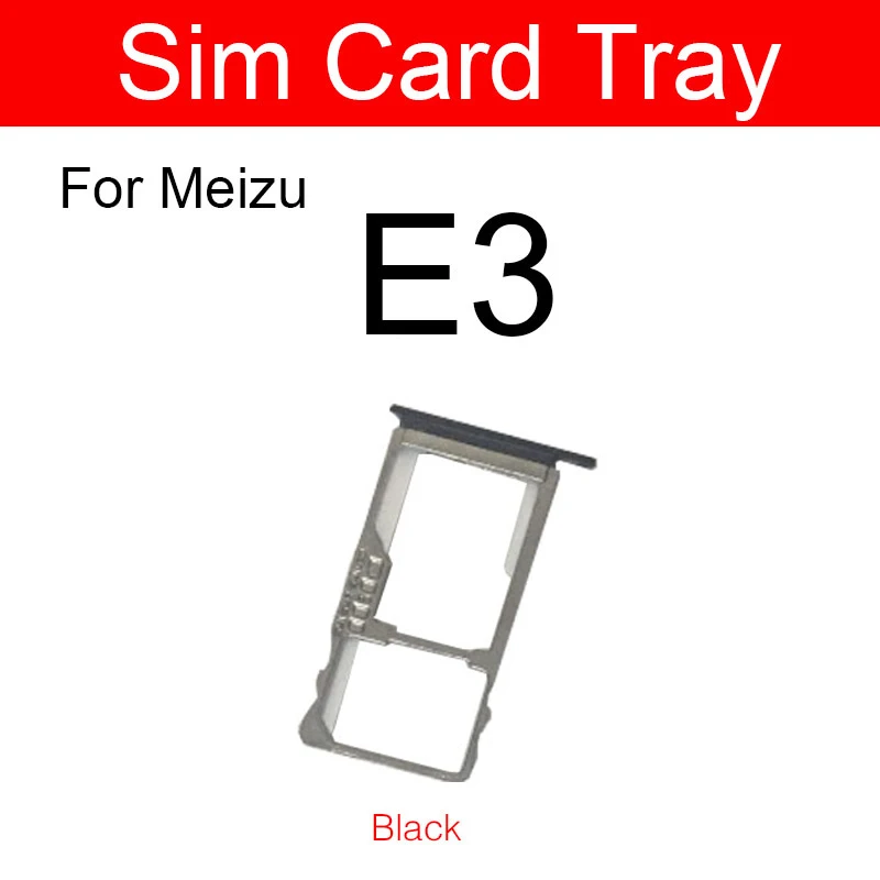 Sim Card Tray Socket For Meizu Meilan Blue Charm E3 M851Q Sim Card Slot Tray Reader Holder Repair Replacement Repair Parts