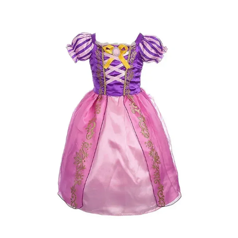 فستان الأميرة التأثيري @ للفتيات للأطفال سندريلا سنو وايت أورورا رابونزيل سندريلا أزياء الهالوين للأطفال فستان حفلات أعياد الميلاد