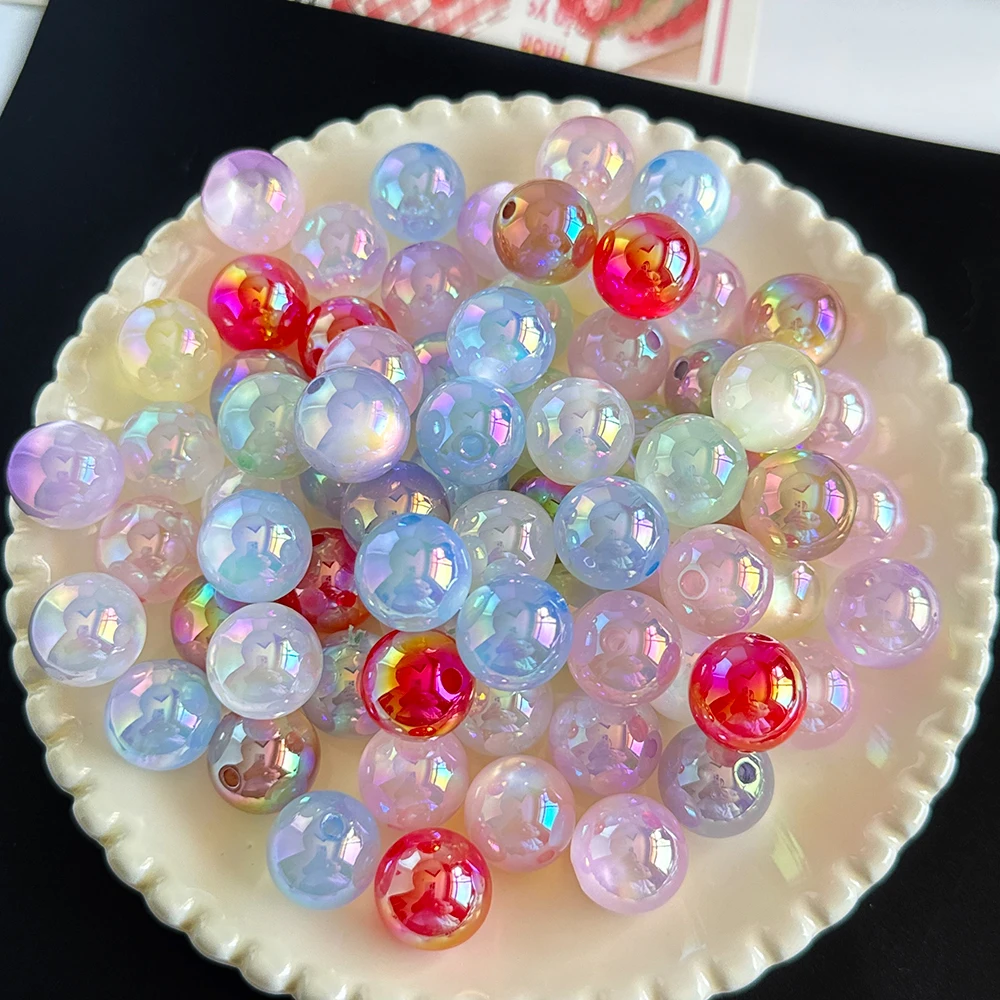 

Cordial Design 100Pcs 16*16MM DIY Beads/Aurora Cat Eye Effect/Hand Made/Jewelry Findings & Components/Round Shape/Acrylic #18947