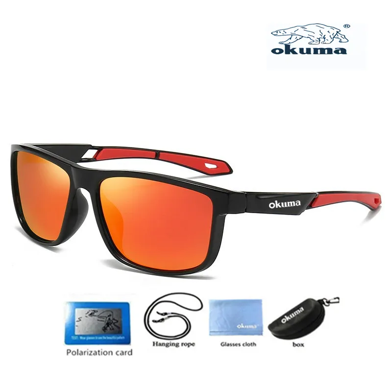 okumaHot selling men's cycling polarized UV400 sunglasses, mountain climbing driving goggles, vacation party photography, women'