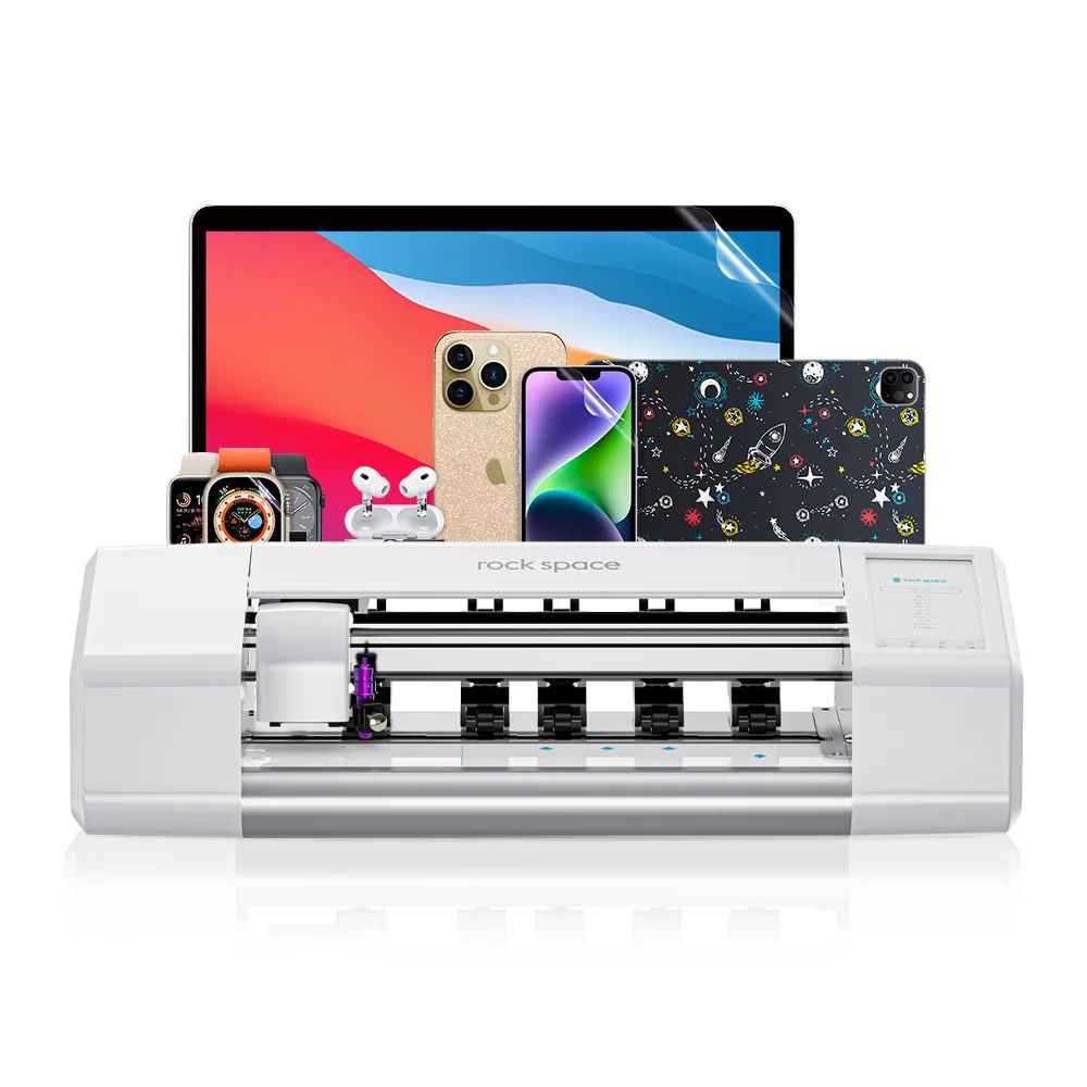 Rock Space Самый популярный ZC1max гидрогелевый мобильный защитный станок для резки пленки Rock Space Smart Plotter