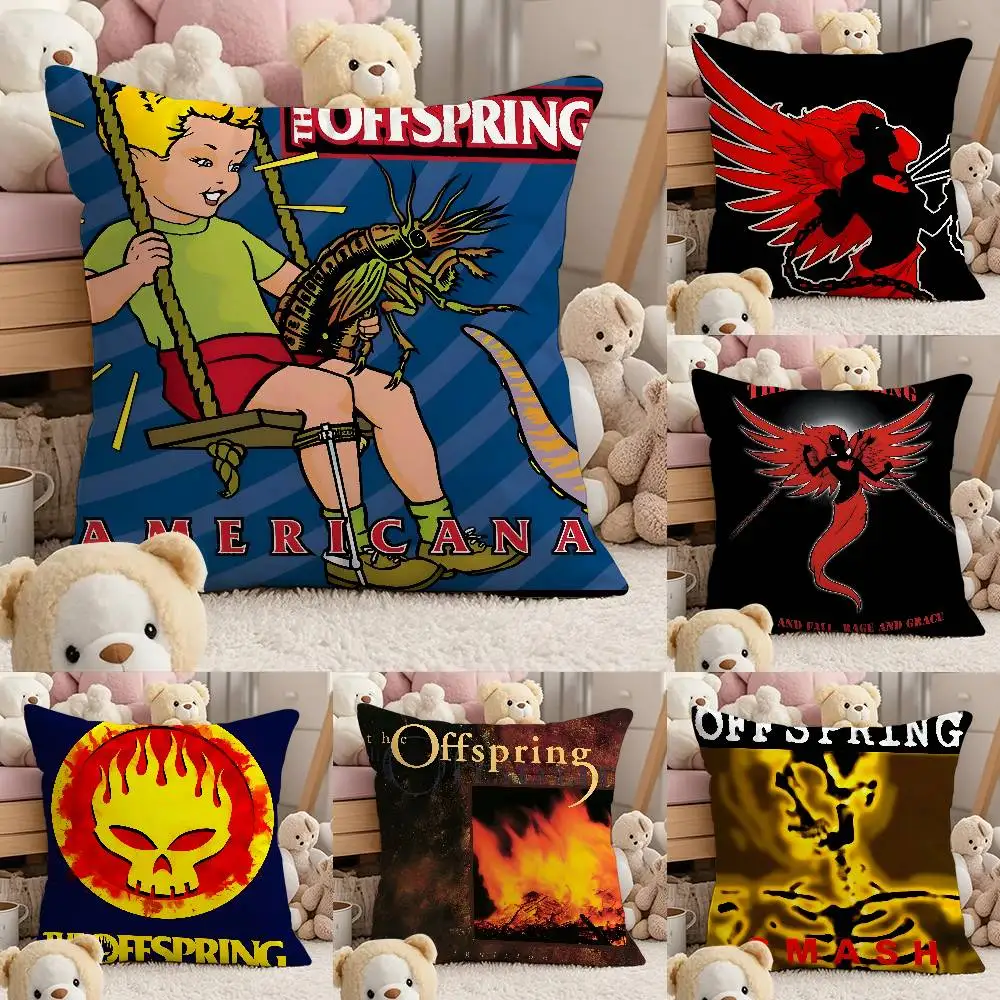 

The O-Offspring Band Pillow Case Comfort Sofa Bed Silky elegant Invisible zipper Custom Decorative cushion cover
