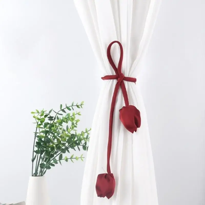   Classical French Type Curtain Holdbacks Ties Easy to Clean Space Saving Design Versatiled Home Styling Solution