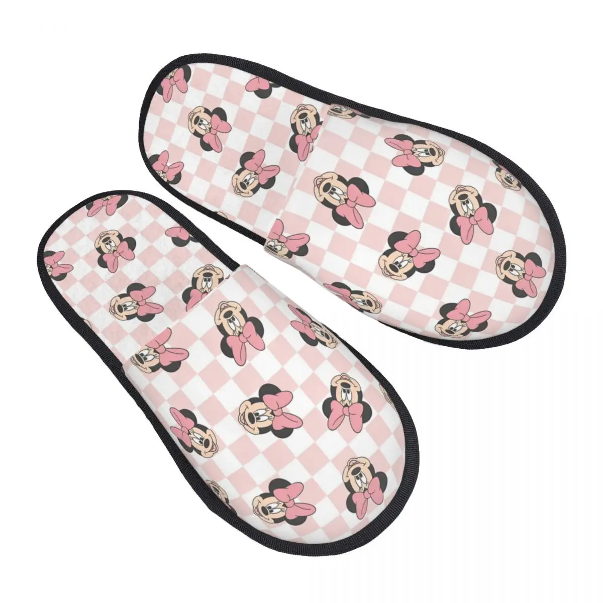 

Custom Mickey Mouse House Slippers Women Comfy Memory Foam Cute Anime Slip On Hotel Slipper Shoes