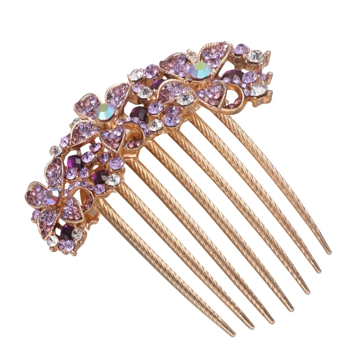 

Crystal Hair Rhinestone Headdress Elegant Hairstyle Wedding Party Elegant Hairpin Hairpin Insert Women Accessories