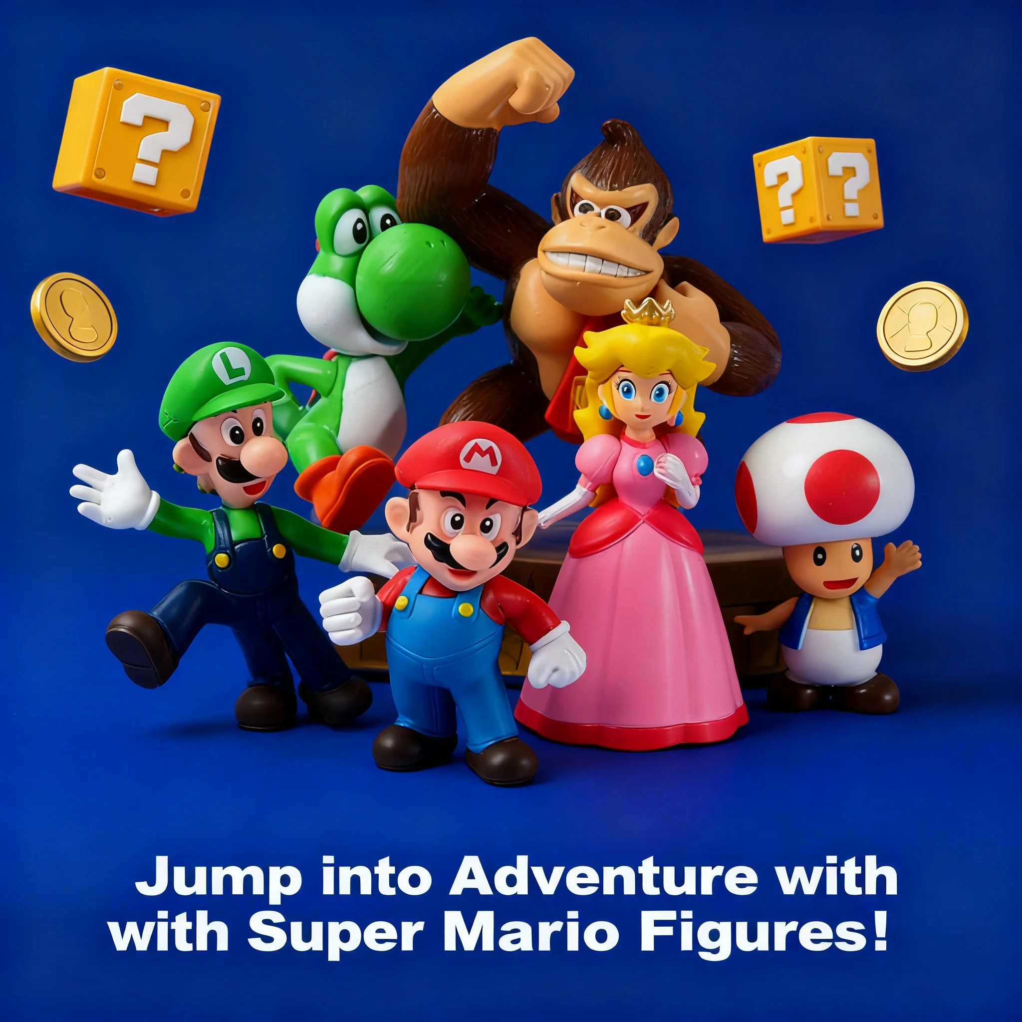 

6 Super Mario Dinosaur Handmade Cake Decorations Mario Doll Models
