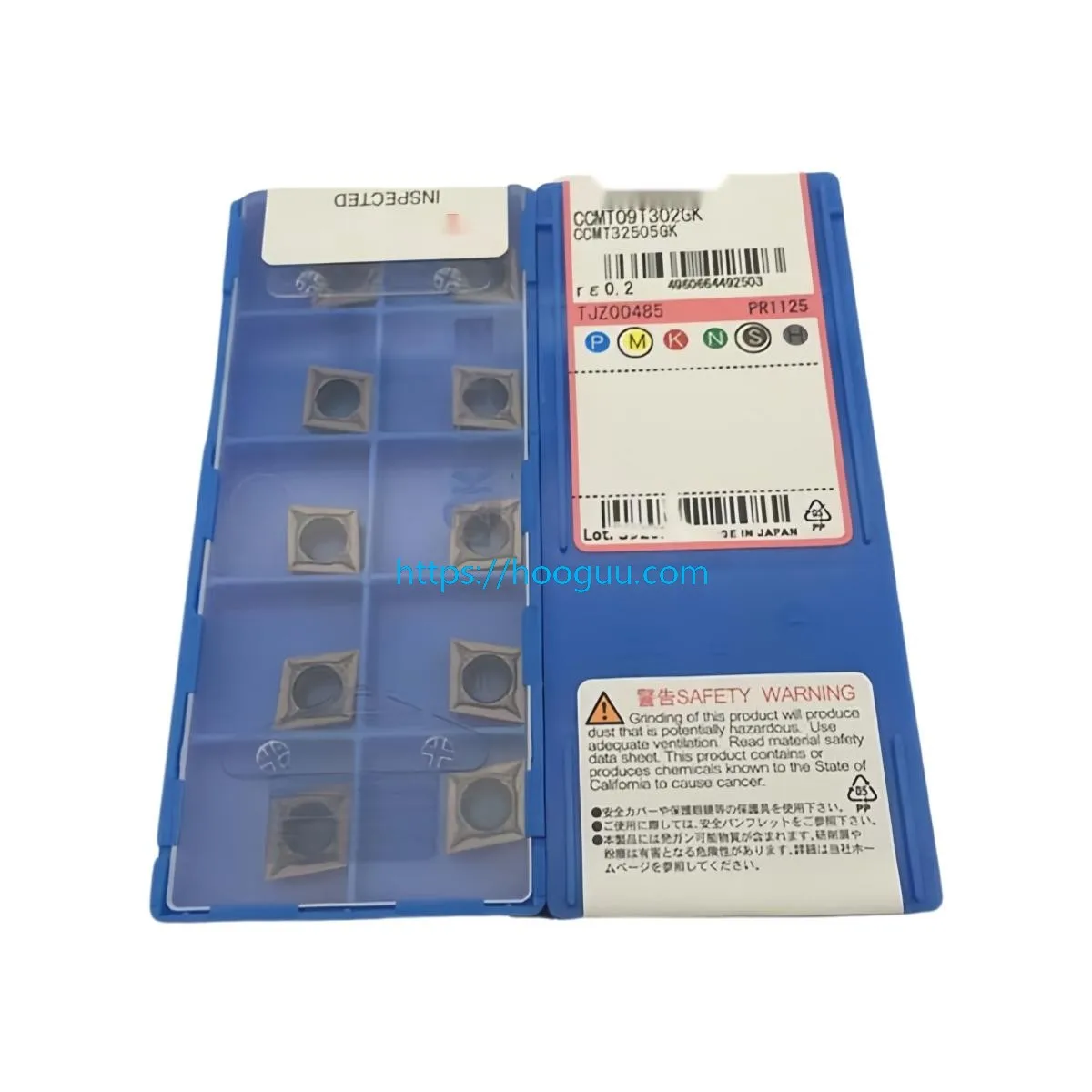 Original CCMT09T302GK 09T304GK Turning Insert PR1125 80° Positive Hole High Precision CNC Carbide Blade