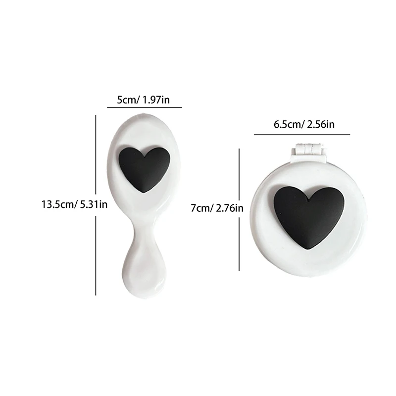 Portable Anti-Static Hair Comb Hair Salon Hairdressing Massage Folding Hair Brush Cute Air Cushion Comb Travel Girl Hair Combs image 6